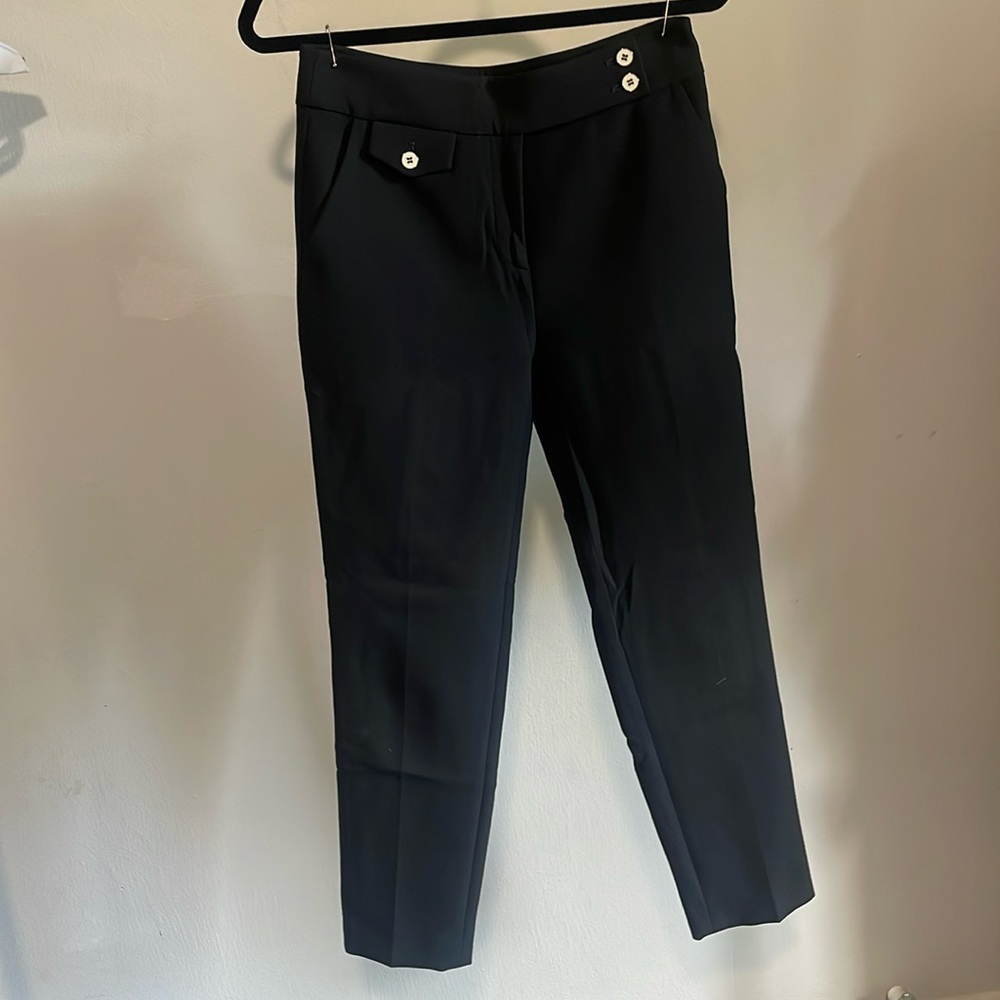 Black Veronica Beard Renzo pant trousers size 2